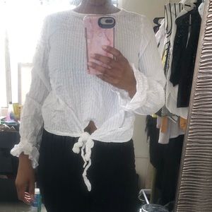 Lightweight White Beachy Top